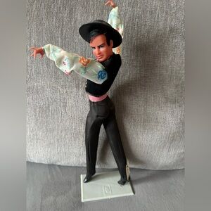 Vintage Marín Chiclana “Juan Ponce” Flamenco Dancer Doll Spain Original Tag